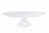 Alabaster White Scalloped  Large Cake Stand