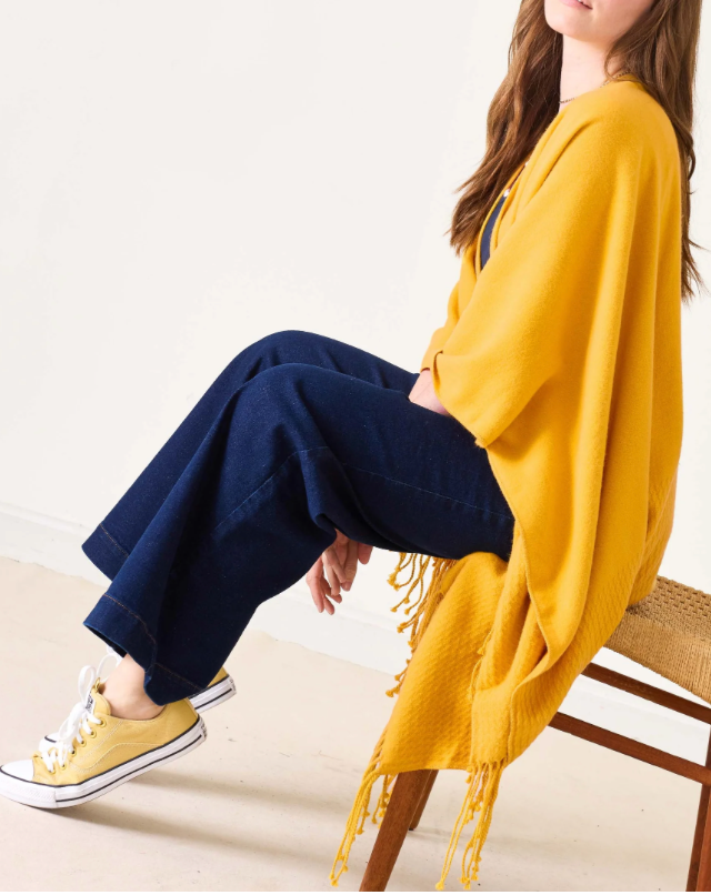 Classic Travel Wrap - Mustard - One Size