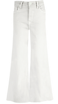 KELSEY HIGH RISE ANKLE FLARE WITH RAW HEM