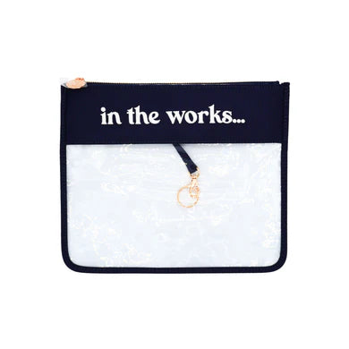 Tiny In The Works Project Bag Navy