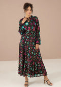 Alivia Ara Skirt Black Holiday Garden