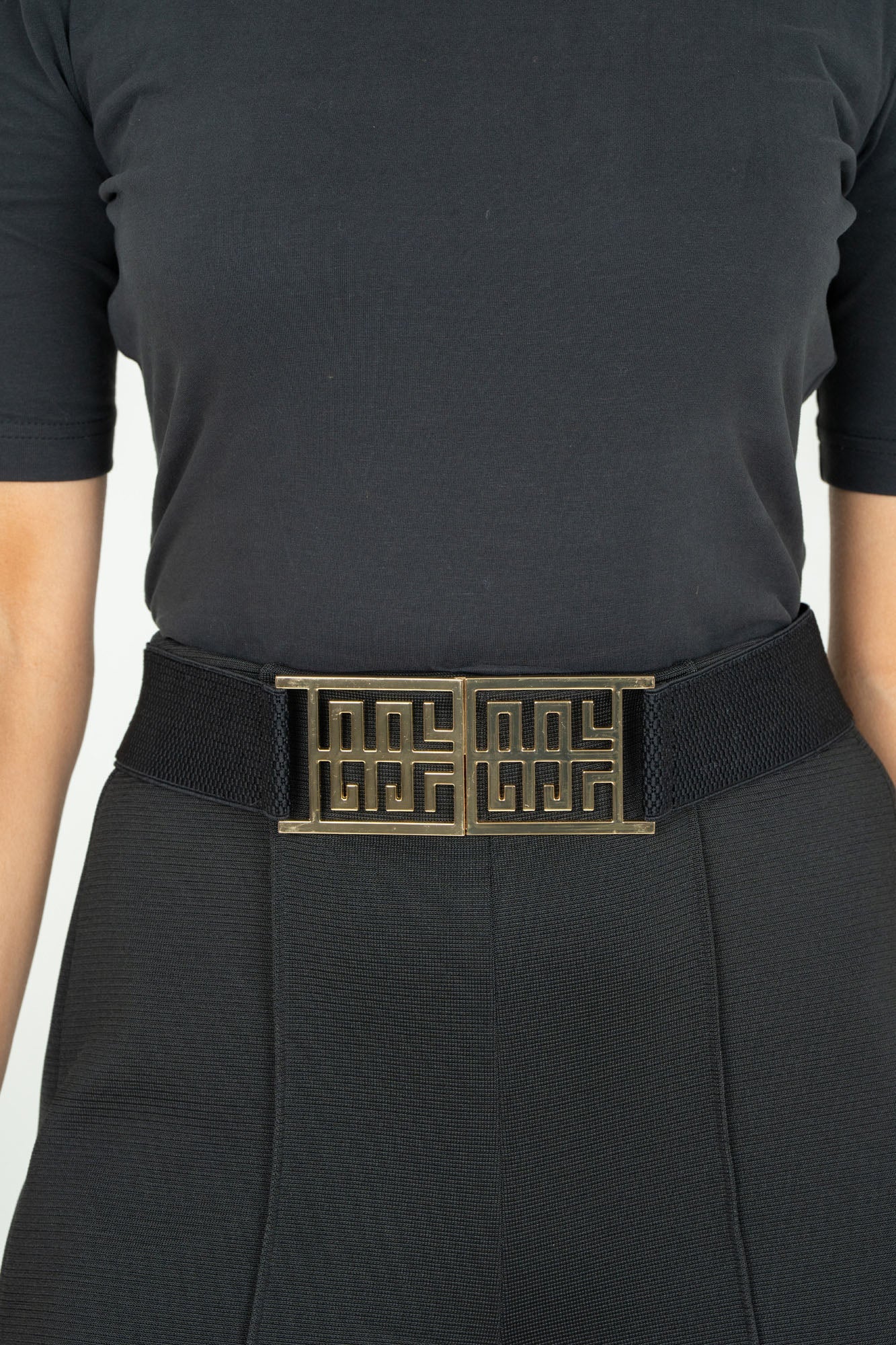 Signature Logo Belt - Black