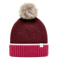 Montauk Colorblock Beanie - Raspberry Pink