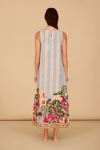 Dani Dress, Village Stripes