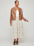 Rhea Smocked Waist Skirt