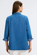 Agnes Denim 3/4 Slv Shirt