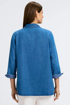 Agnes Denim 3/4 Slv Shirt