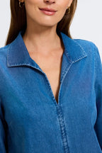 Agnes Denim 3/4 Slv Shirt