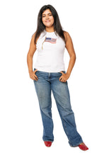 White American Flag Tank Top