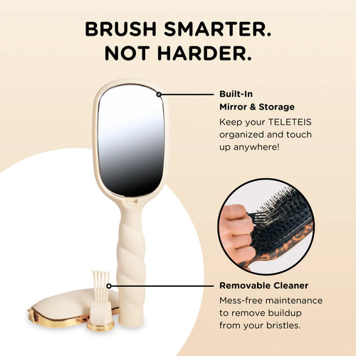 Boar Bristle Brush - Tan