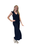 CINCHED FRONT DRESS