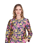 JADE Vibrant Vines Crop Jacket