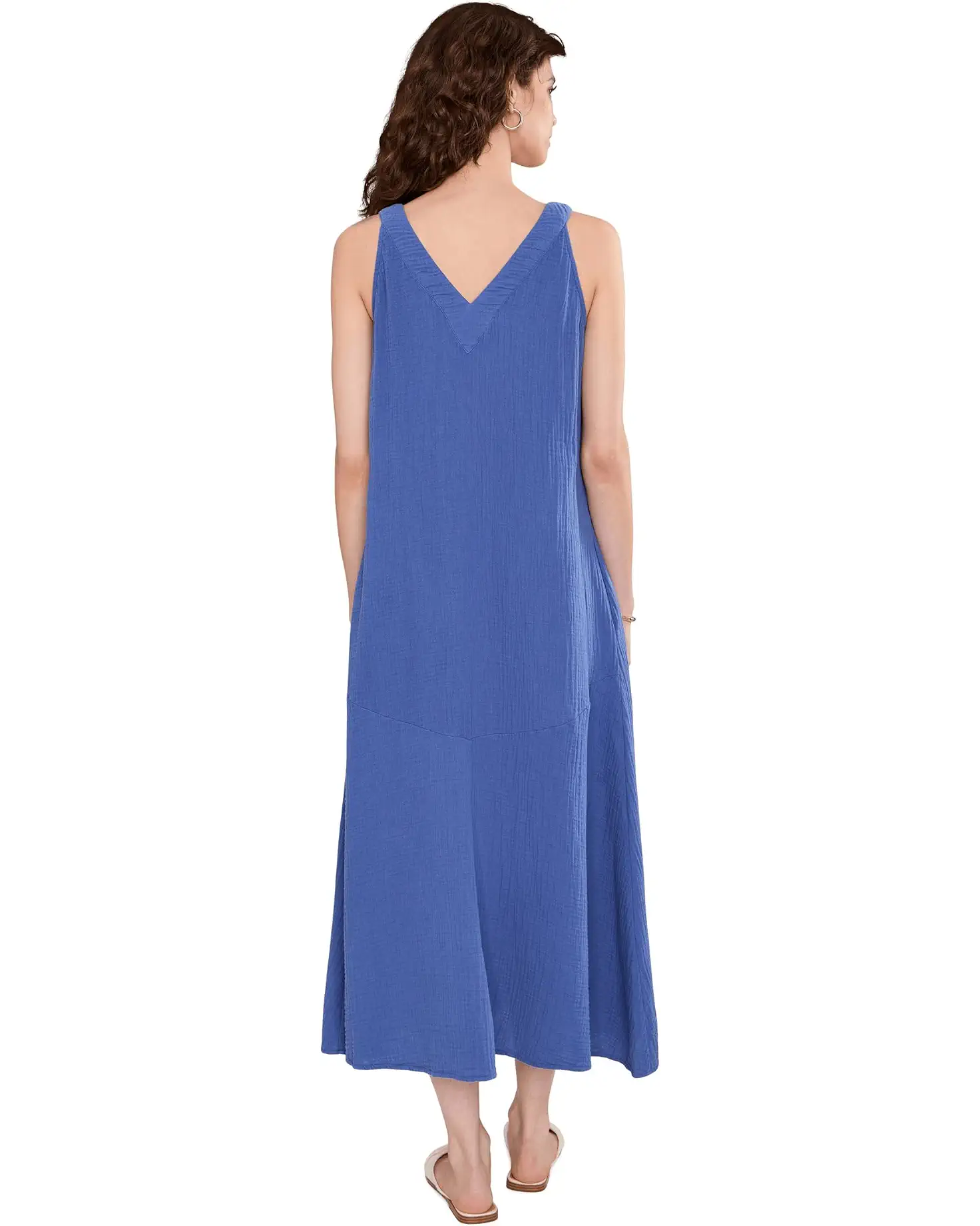 Chambray Gauze Dress