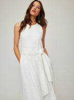 Seline Contrast Midi Dress