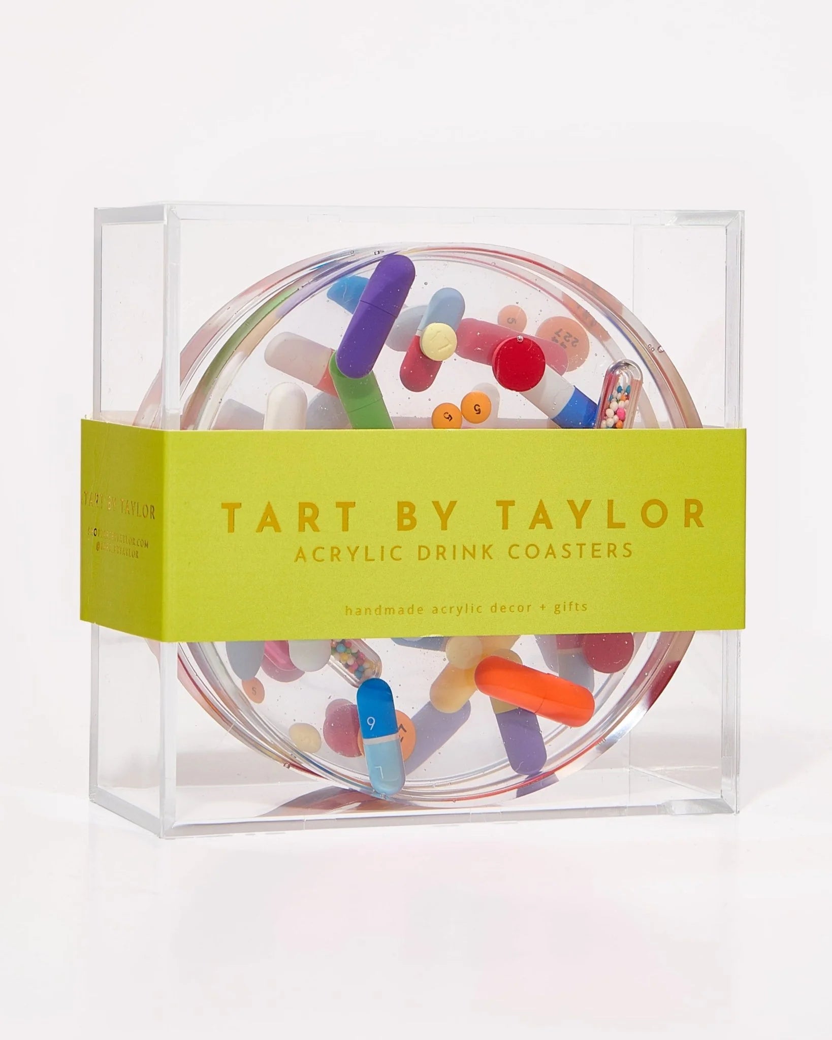 Classic Pill Coaster - Boxed Set of Four