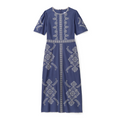 Bobbi Midi Dress-Indigo