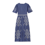 Bobbi Midi Dress-Indigo