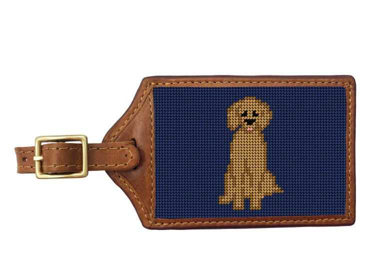 Needlepoint Luggage Tag