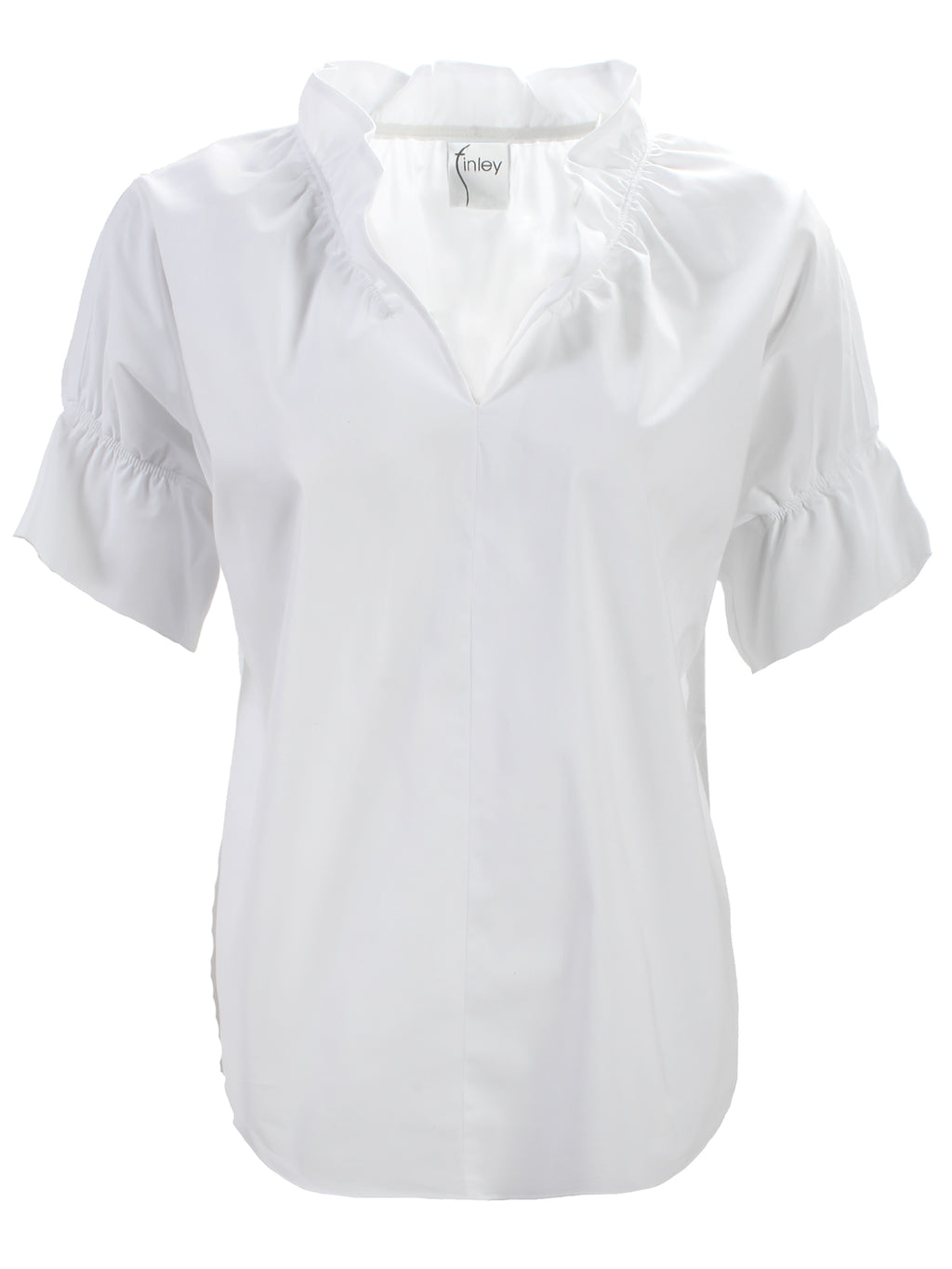 CROSBY TOP SOLID SILKY POPLIN
