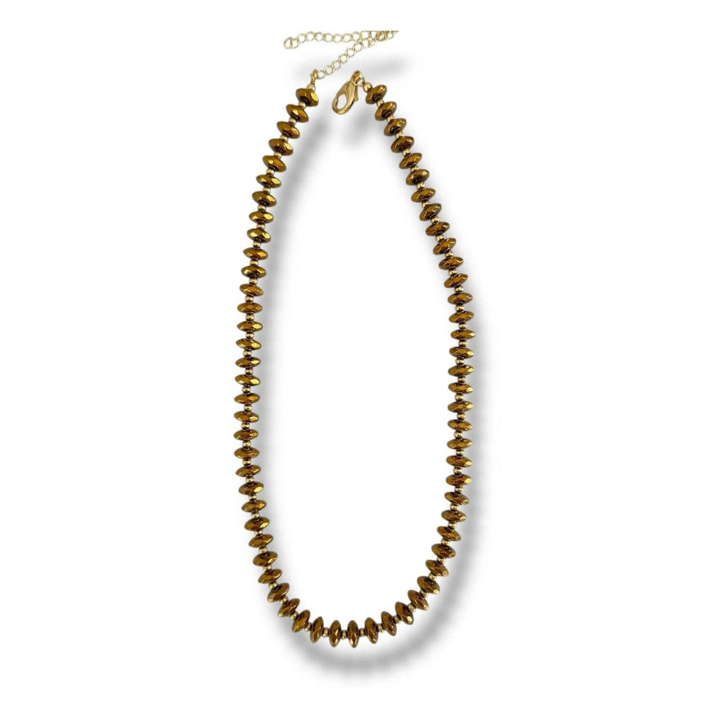 Acacia Necklace - Dark Gold