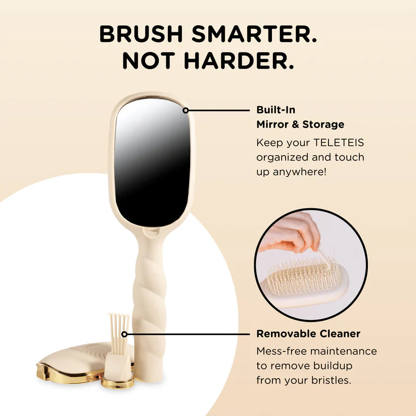 Detangler Hair Brush for Medium Hair – Tan