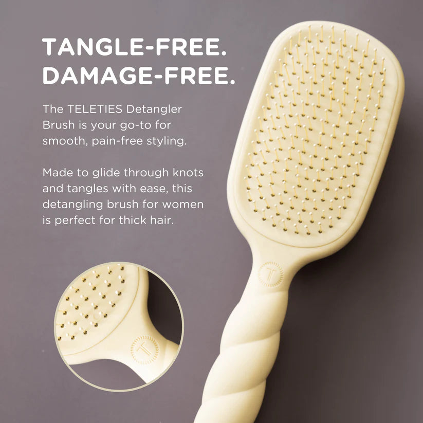 Detangler Hair Brush for Medium Hair – Tan