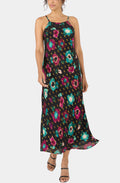 Alivia Anya Dress Black Holiday Garden