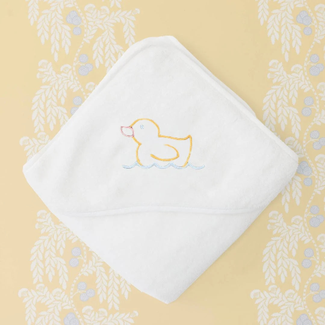Baby Hooded Towel Duck
