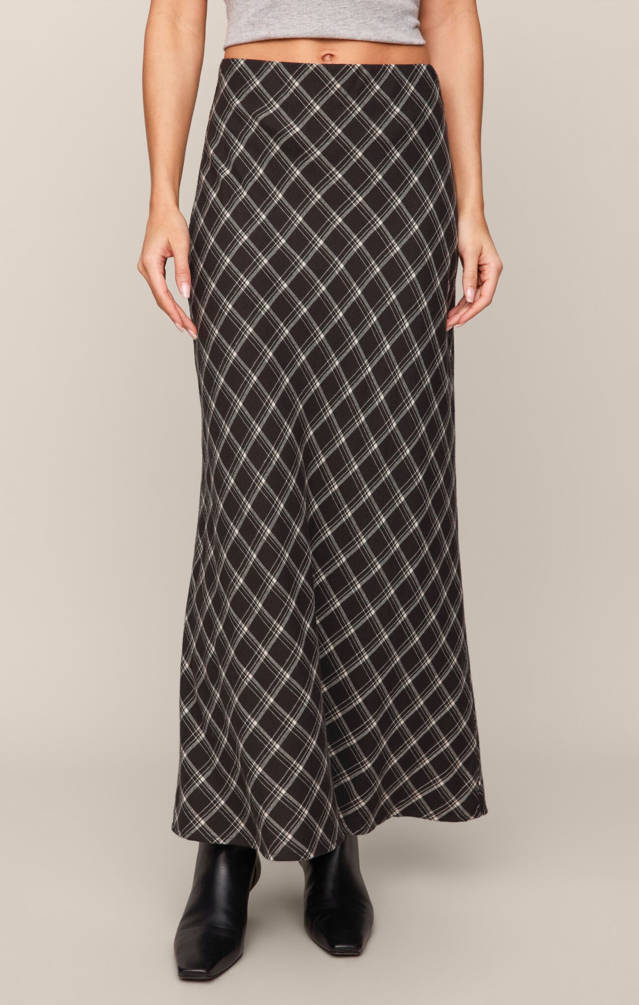 EUROPA PLAID SKIRT