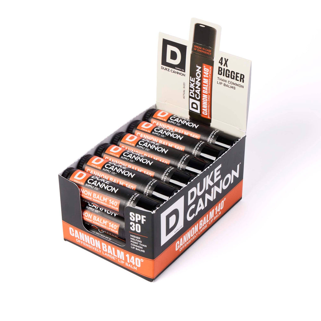 Cannon Balm Lip Balm 140° SPF 30 Counter Display