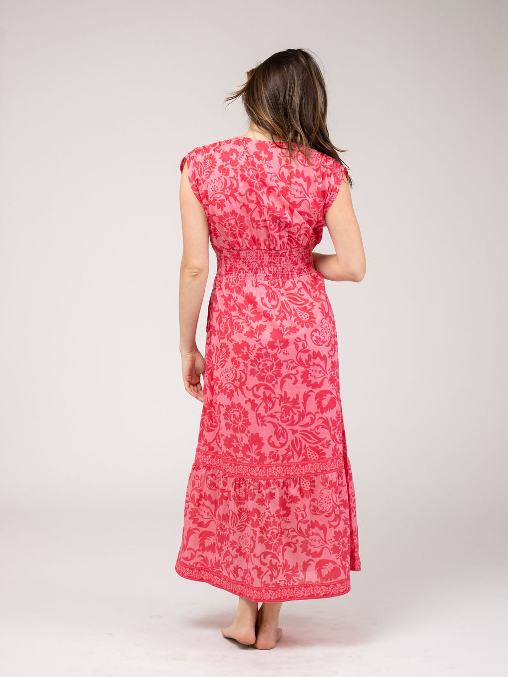 Lauren Dress | Flore - Pink