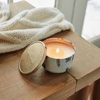 Frasier Fir Poured Candle Tin, Gold Lid