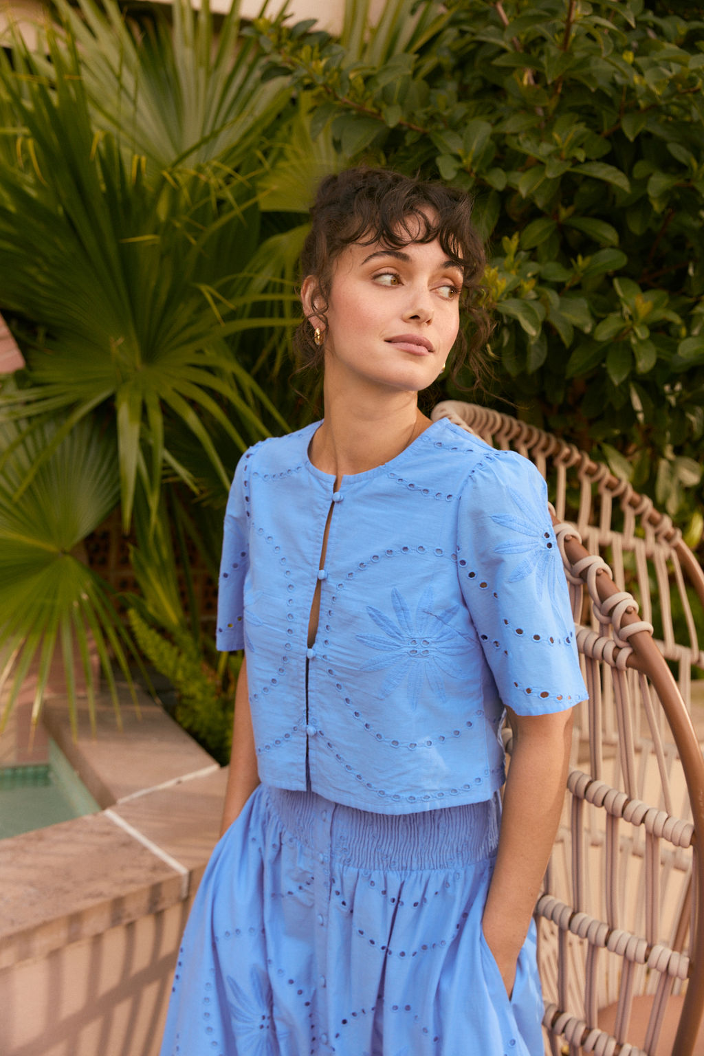 Heidi Top, Azul Lace