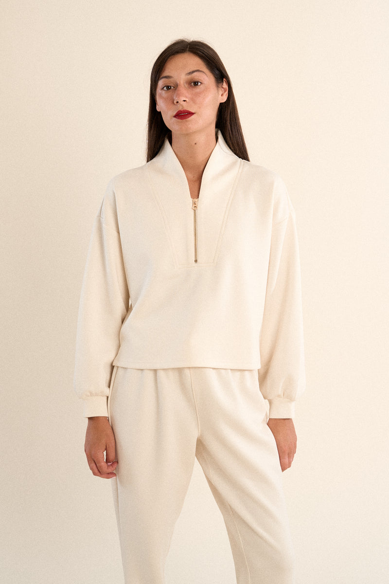 LADIES KNITTED SWEAT