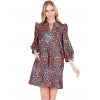 Joy Joy Fall Leopard Corduroy Dress