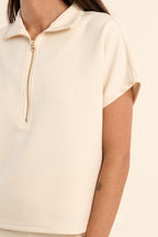 LADIES KNITTED SLEEVELESS SWEAT