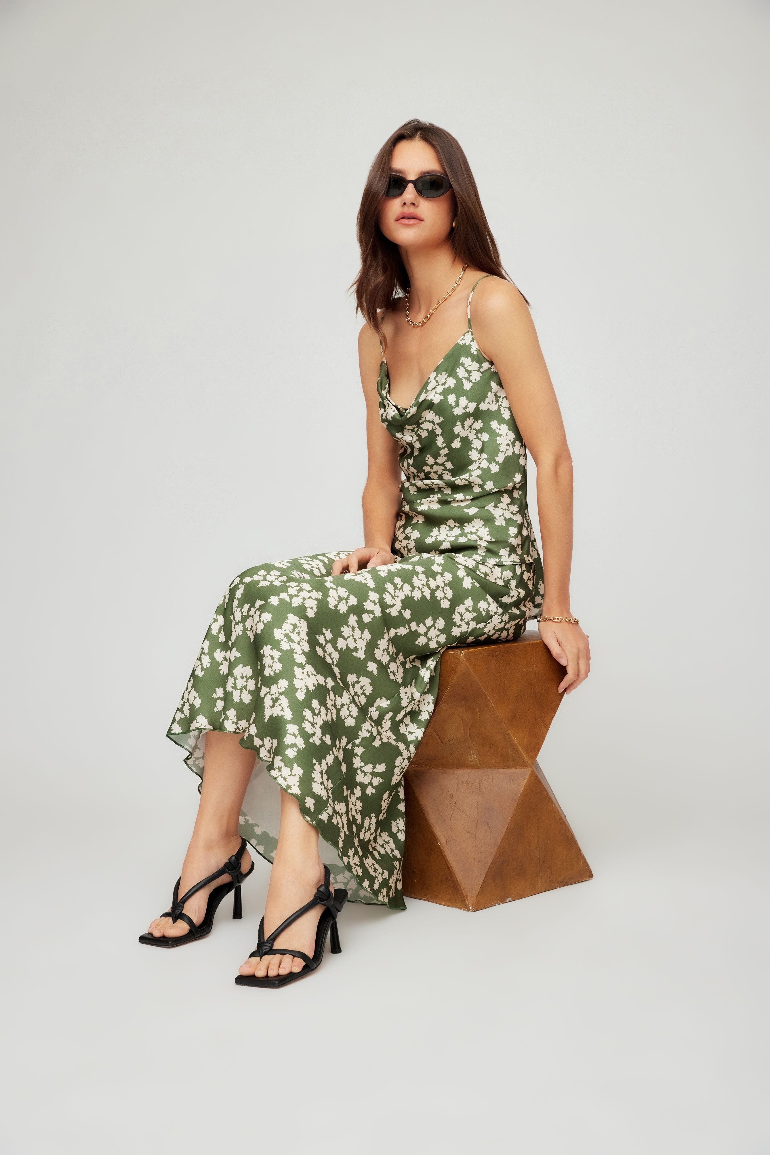 Eva Bias Ankle Skirt