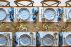 "Seascape Blue" preformed plate liners