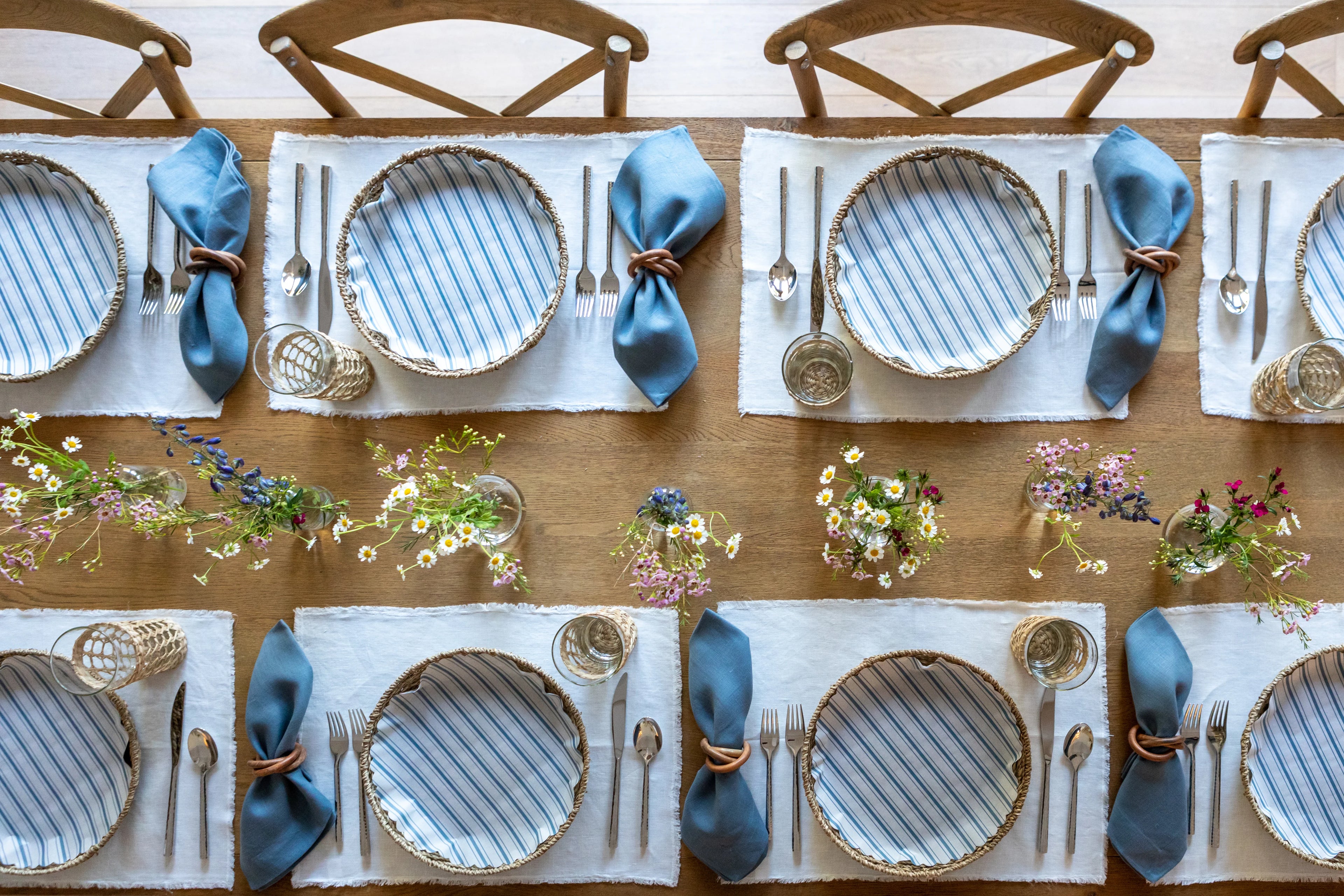 "Seascape Blue" preformed plate liners