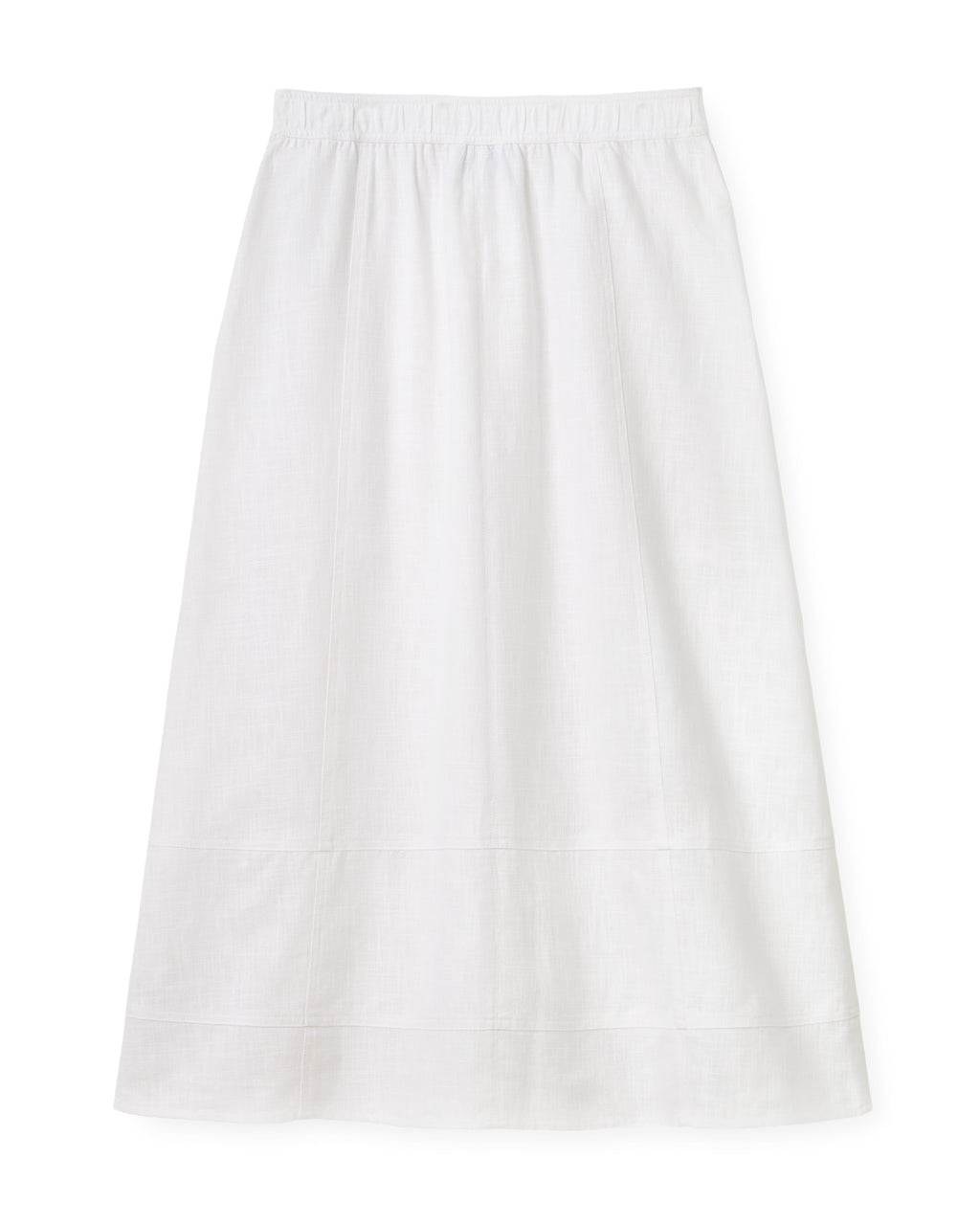 SU26 Alice Button Skirt-Bright White