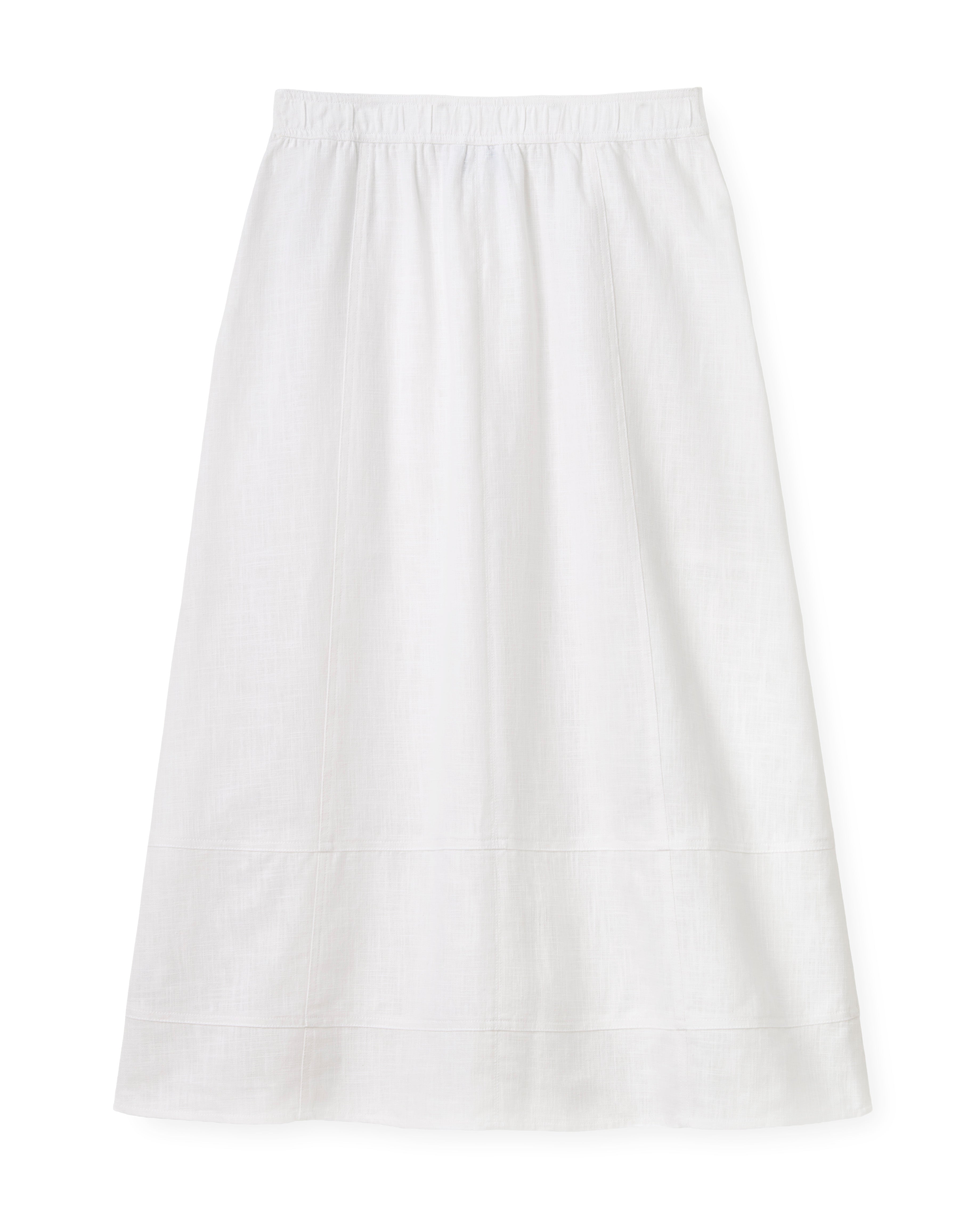 SU26 Alice Button Skirt-Bright White