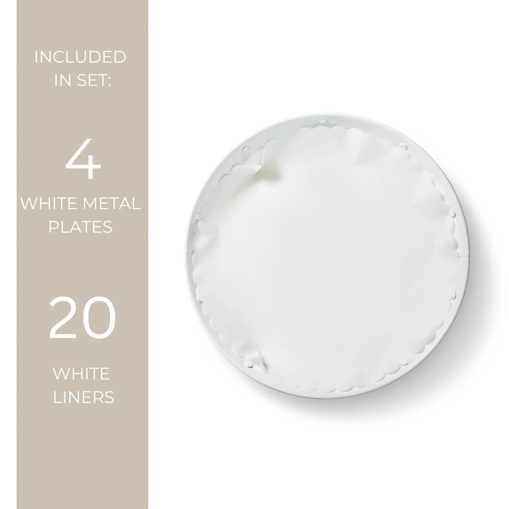 White Metal Plate