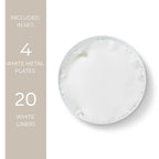 White Metal Plate