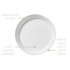 White Metal Plate