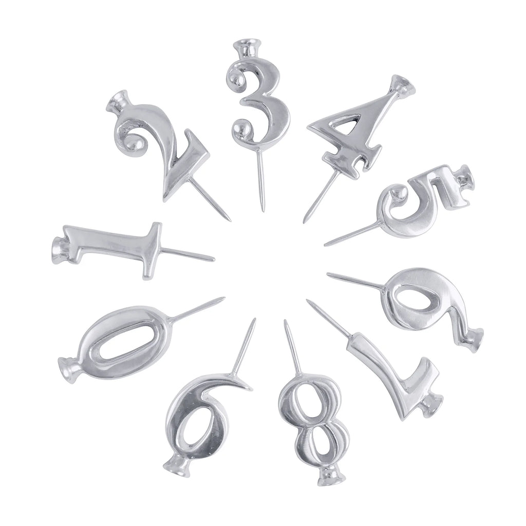 Number Candle Holder Set