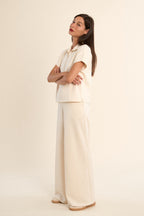 LADIES KNITTED SLEEVELESS SWEAT