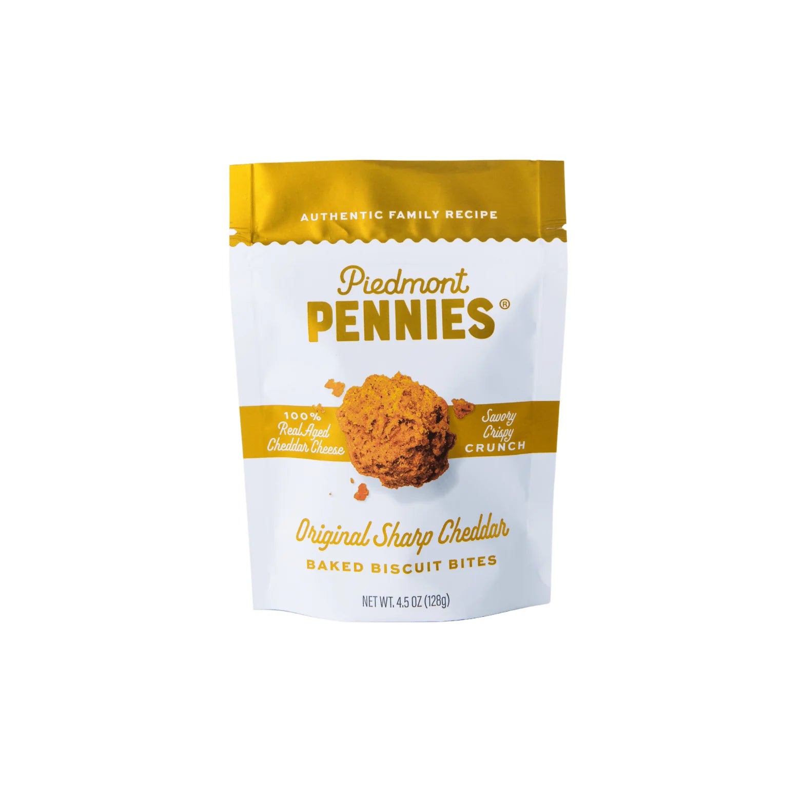 ORIGINAL SHARP CHEDDAR PIEDMONT PENNIES – CHEESY, BUTTERY, CLASSIC