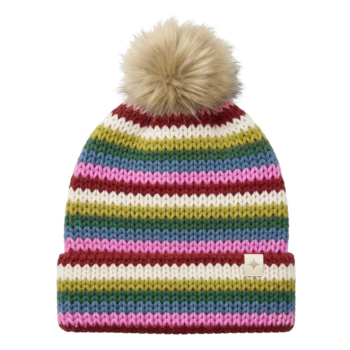 Golden Days Beanie - Multi Stripe