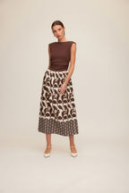 Carina Long Contrast Dress