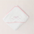 Baby Hooded Towel Duck Pink Bow
